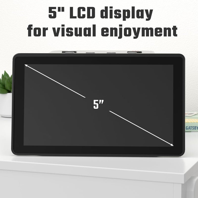 DigitConvert Digital Film & Slide Scanner with 5 Inch LCD Screen, Converts Color & B&W 135/110/126 KPK Negatives & Slides and Super 8 Slides into 22MP JPEG Photos - Image 2